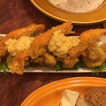 立飲・ビストロシン サンテ - ソフトシェルとマッシュルームのフリット