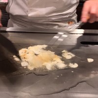 鉄板焼 但馬 - ニンニク薄切りカリカリ
