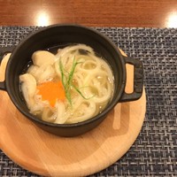 鉄板焼 但馬 - シメのさっぱりウドン