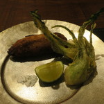 傳 - 先付：海老芋 プンタレッラ2