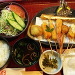 串かつ料理 活 - 彩華御膳