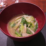 傳 - 煮物：猪 牛蒡 葱 味噌