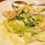 Mattari-Na - チンゲン菜と鶏肉のクリーム炒め
