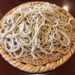 蕎麦藍 - 福井県丸岡産の蕎麦です。少し太めです。