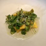 リストランテ ナカモト - スープをかけて完成！