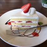Cake Cafe 楽 - ［2018年2月］いちごのショート