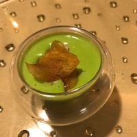 ジュー ドゥ マルシェ - グリーンピースのヴルーテ