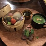 京都 れとろ洋食　LOCAVO - 蒸し野菜コース