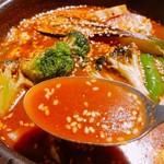 アジアンスープカリー べす - 2018/1  カキフライカリーのスープ