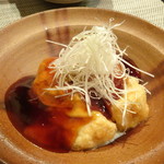 禅紫 - 自家製豆腐(揚げ出しゆず餡かけ)