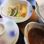 寿司やす - 「昼定食」（１０００円）～茶碗蒸し＆サラダ