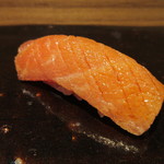 旬鮮彩鮨　豊のはなれ - 霜降り鮪の漬け