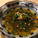 鮨 あらい - あん肝ポン酢で