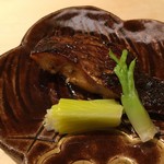 鮨 あらい - ノドグロの黒七味焼き