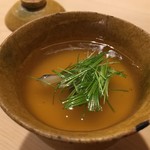 鮨 あらい - スッポンの茶碗蒸し