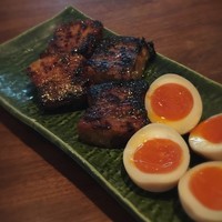 とんかつ & 焼鳥 An - 炙りチャーシュー＆煮玉子
