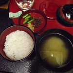 湖泉荘 - 〆のごはん