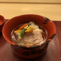 銀座 小十 - 椀  甘鯛、カラスミ、蕪