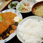 味恵 - とんかつ･魚フライ定食　580円