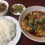 中国料理 美芳 - 201802鶏唐揚げ中華ソース