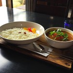 スプーンソング - 【チキンのサンバルカレー(1,000円)※辛さは10倍で】別アングルから