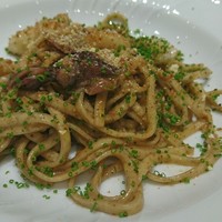 La Brianza - たかむら麺に白アスパラ、蛍烏賊、まぐろ唐墨