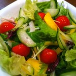 鶯酒場 - 生野菜サラダ