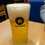 ひょうたん寿司 - お昼の一口サービスビール ¥290