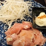 焼肉炭銀 - 地鶏ネギナヨネーズ