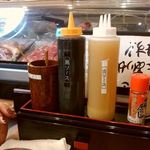 串揚げ×カレーうどん ブル - 自慢のソース