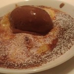 フィオッキ - 山本さんのユーポンのグラティナート 生胡椒とチョコレートのジェラート