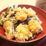 川市 - 蛤天丼1458円 御飯は少な目で