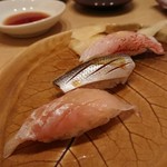 鮨処よしな - 八角、コハダ、キンキ