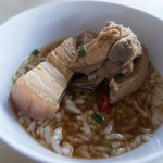 Sun Fong Bak Kut Teh - お茶漬けのようにして食べる