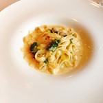 アガノ - Cコース 牡蠣と深谷ねぎと小松菜のクリームソース ハーフサイズ