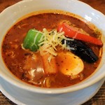 Mandara - 薬膳スープ 
                        ポーク角煮
                        辛さ5
                        チーズトッピング