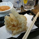 立呑み 魚椿 - 1802かき揚げで締め