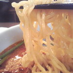 じゃんだらりん - 細め縮れ麺
