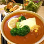 Puchipo Wa Guri-N Kafe - パルメザンチーズのビーフストロガノフセット