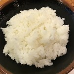 とんかつ稲 - ご飯。
      美味し。