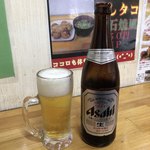 鉄板焼　カリトロ - 瓶ビール(中瓶)♪
