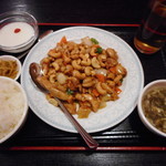 Chimmi En - 鶏肉とカシュウナッツ炒めセット￥720+税