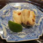 青華こばやし - 30年2月　河豚白子焼き