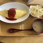 元祖東京いか焼き こなもんや - オムライスセット