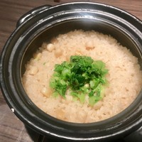 和 is 魯菴 - 旬の香(かおり)1940円の小柱と菜の花の炊き込みご飯