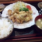 すが乃 - 大分名物 鳥天定食 （￥850）