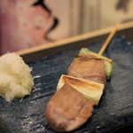 Mashiko - 葱とマグロの串焼き