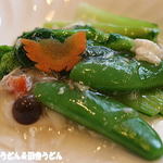 中国料理 成蹊 - にぎやか春野菜の炒め 蟹肉あんかけ