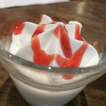 ナポリの食卓 パスタとピッツァ - 早得ドルチェサービスのパンナコッタ