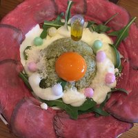 THE THEATRE TABLE - フォトジェ肉！ローストビーフ丼（かんぽEat&Smile Cafeオリジナルメニュー）